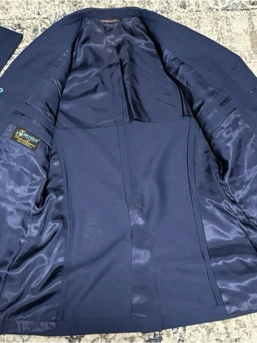 Patriot Vintage 1981 USAF Service Dress Coat - Navy Blue